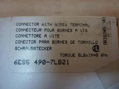 NEW SIEMENS 6ES5 490-7LB21
