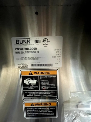 72-0385 Bunn BrewWISE Dual ThermoFresh DBC Coffee Machine