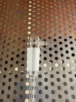 Used CHEMGLASS CG-1014-E-01 ADAPTER 24/40 INNER JOINT 90 DEGREE BENT 200 MM LENGTH Glassware - Other California US | Equipment Lab #1469368