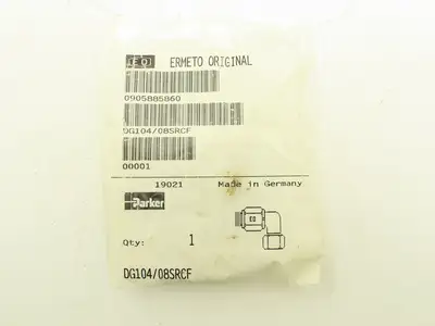 Parker DG104/08SRCF Plumbing Elbow Ball Bearing Rotary Metric Bite Type Fitting