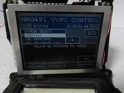 Allen Bradley 2711-T6C15L1 PanelView 600 Touch Screen PLC HMI Broken Covers
