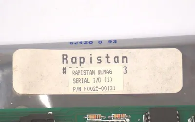 NEW XYZ ELECTRONICS / RAPISTAN F0025-00121A SERIAL I/O BOARD F002500121A