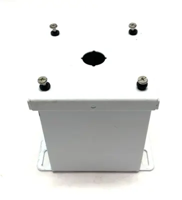 Used SAGINAW CONTROL & ENGINEERING PUSHBUTTON ENCLOSURE 4" X 4" WHITE STEEL Electrical Boxes | Maverick Industrial Sales #1119869