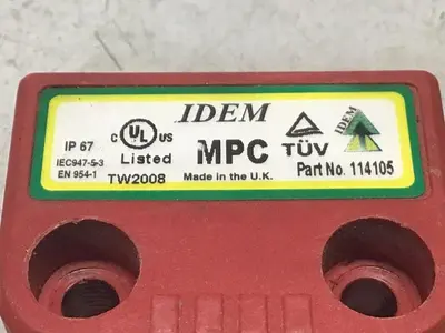 USED IDEM SAFETY SWITCHES 114105