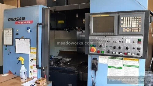 Used 2008 DOOSAN MV3016LHS Vertical Machining Centers Illinois US | Meadoworks #1492095