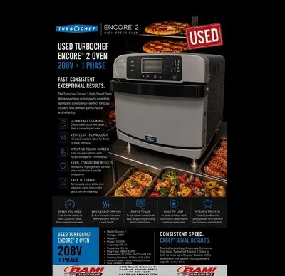 Used ENCORE ENCORE 2 Electric Ovens Florida US | BAM Discount Restaurant Equipment #1230682