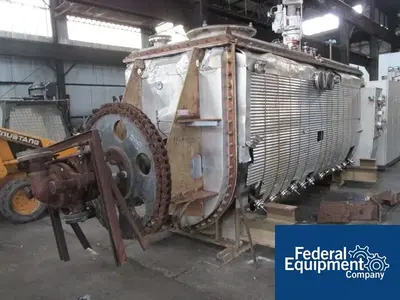 USED Hosokawa 48" x 15' Hosokawa Bepex Torus Disc Dryer, Model TDJS 48-15, S/S