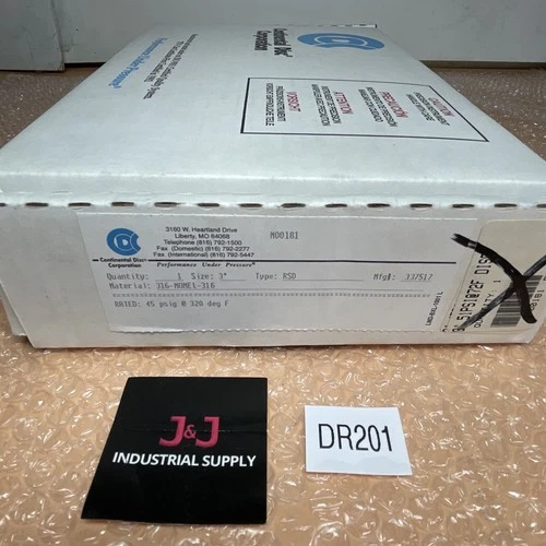 NEW Continental Disc Corp 337517