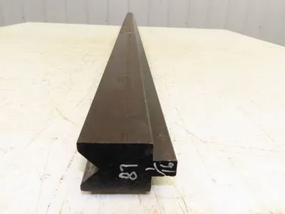 Press Brake Die 87-1/16" Long 90° V 15/16" W 1/2" D 1-3/4" H 1/2" Tang