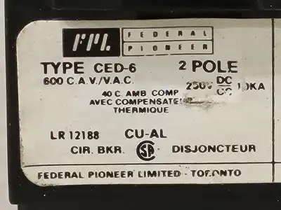 USED FEDERAL PIONEER CED126015