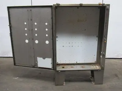 Free Standing Stainless Steel Electrical Box Enclosure 48"x37"x12" W/Back Plate