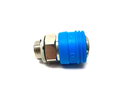 USED FESTO QUICK-COUPLING SOCKET 3/8 THREAD 10MM TUBE OD