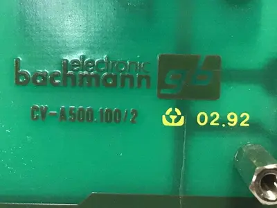 USED BACHMANN CVA500100/2