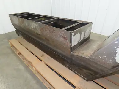 Hennig CNC Chip Conveyor 16"x 67" Infeed 31-35" Discharge 230/460V 3PH