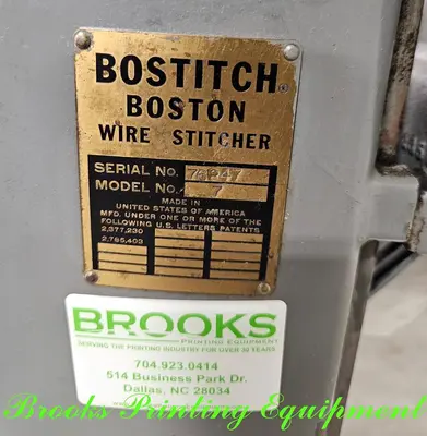 USED BOSTITCH BOSTON #7