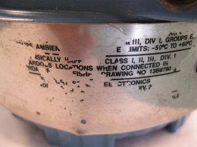Used Fisher Type 846 Sensors New Hampshire US | Bitter End Trading #1452769