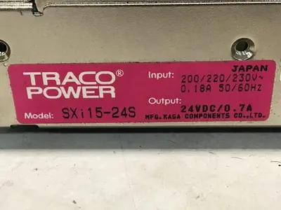 USED TRACO POWER SXI15-24S