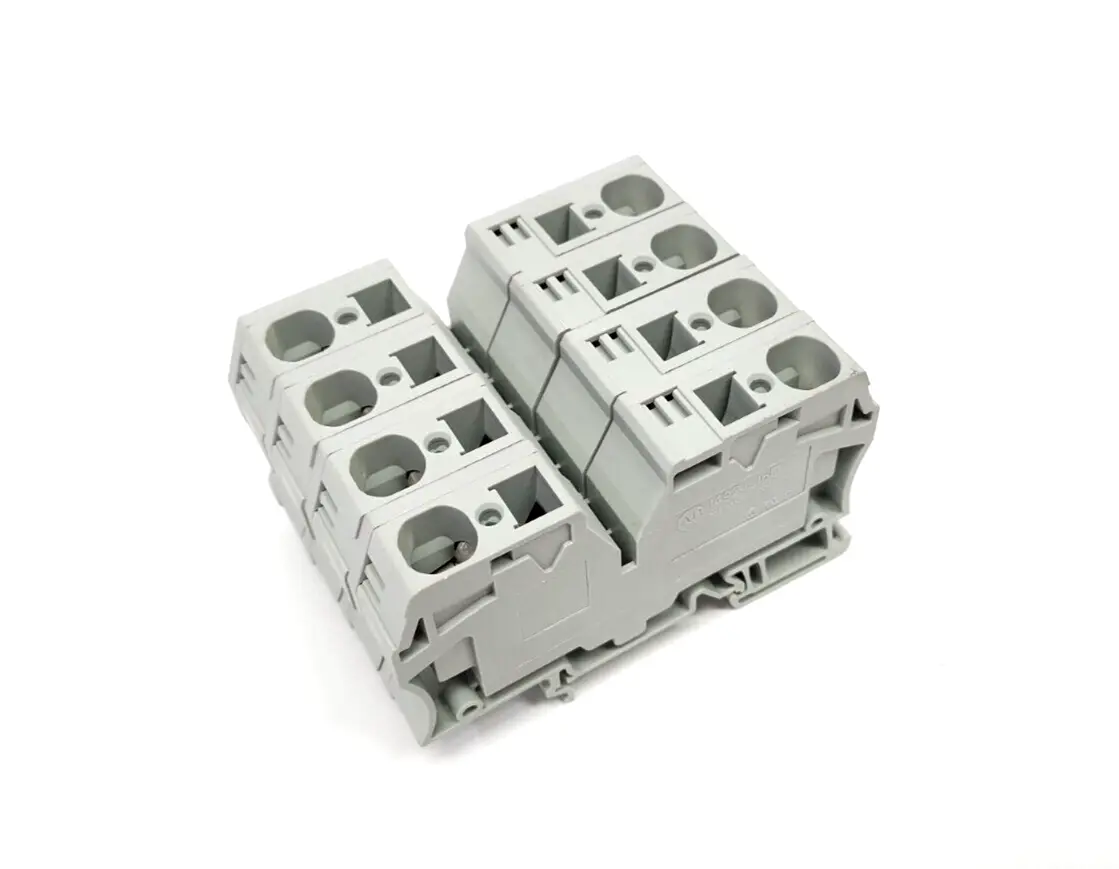 1492-L16D | Allen Bradley  Spring Clamp Terminal Block 16mm Gray LOT OF 4 - New Other