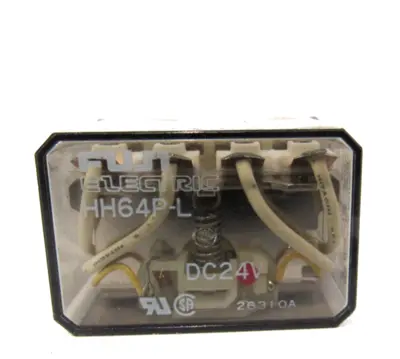 LOT OF 10 NEW FUJI ELECTRIC HH64P-L DC24V RELAYS HH64PL