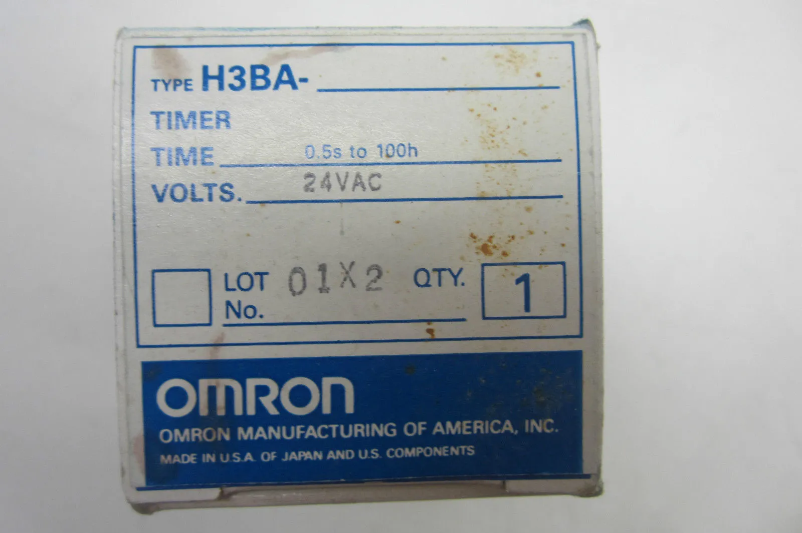 NEW OMRON H3BA TIMER