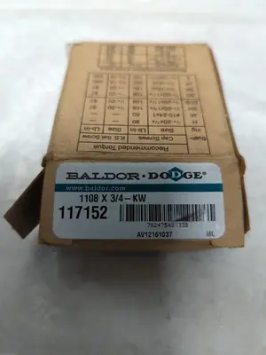 New | in-Stock BALDOR 117152 Conveyor Parts Ohio US | Surplus Asset Holdings #1245347
