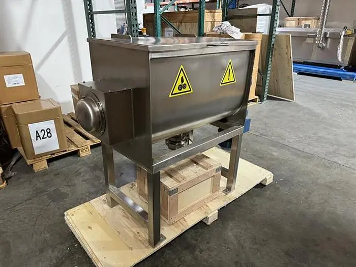New NEC 15 Cu Ft Stainless Steel Double Ribbon Blender