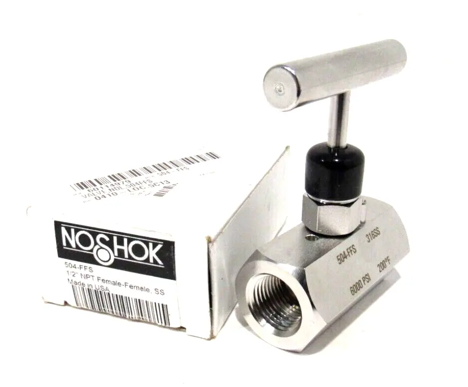 NEW NOSHOK 504-FFS NEEDLE VALVE 504FFS