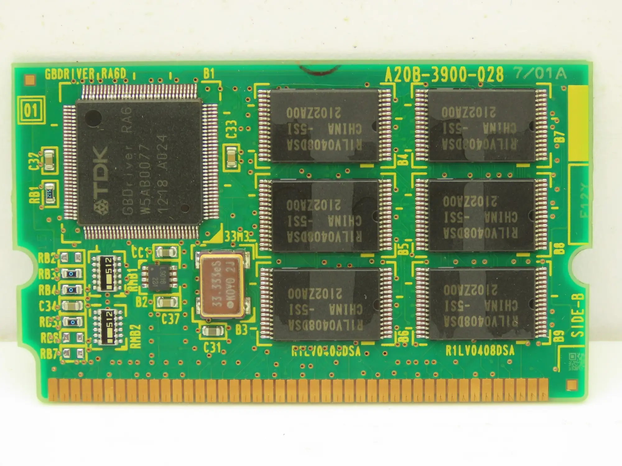 Fanuc A20B-3900-0287/01A Printed Circuit Board PCB Machine Memory Card Module