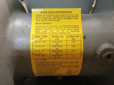 Reuland Reducer type HOEW, Ratio 48, RPM 35, Unused