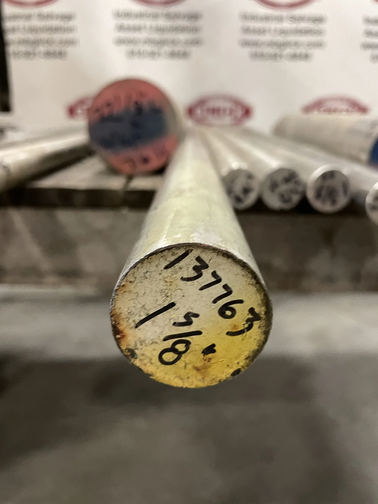 1-5/8” x 44-3/16” Solid 316 Stainless Steel Rod/Round Bar Stock