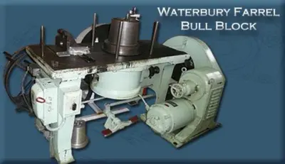 WATERBURY FARREL 9" BULL BLOCK Bull Block Wire Drawing Machines | International Rolling Mills (1)