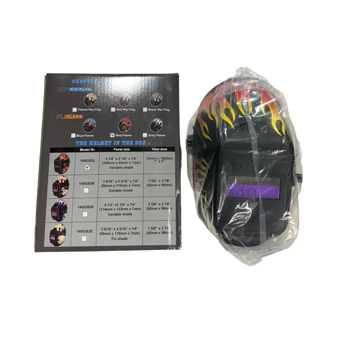 MIG/TIG Welding Helmet Panel Size 4-1/4" x 2-1/8" x 1/4" View Area 1" x 4"