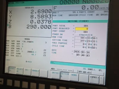 2013 NEWAY HM503T Horizontal Machining Centers | Japan Machine Tools, Corp. (12)