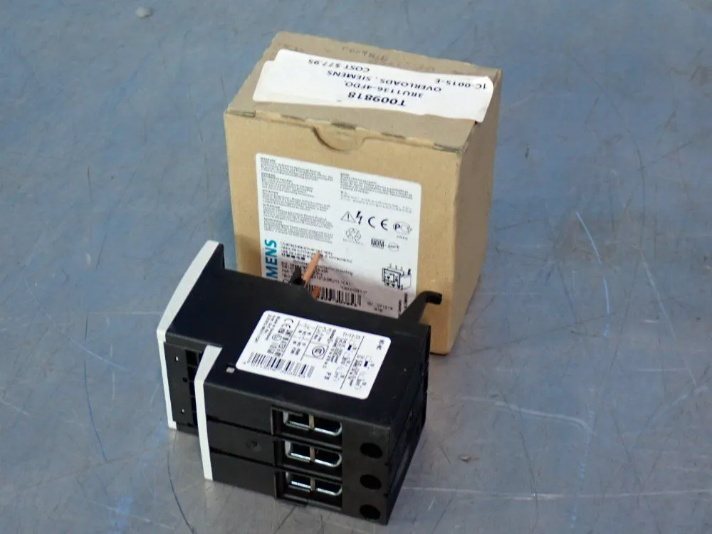 New | in-Stock SIEMENS 3RU11364FD0 Relays & Switches | HGR 24 #739630