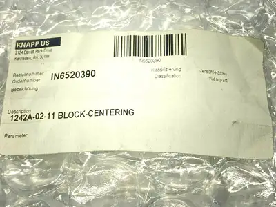 New | in-Stock Knapp 1242A-2-11,IN6520390 Conveyor Parts Michigan US | Maverick Industrial Sales #1400949
