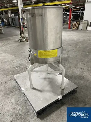 USED Pfaudler 62 Gal Mix Tank, S/S