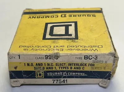 New | in-Stock SQUARE D 9999BC-3 Circuit Breaker Parts Ohio US | Surplus Asset Holdings #1225647