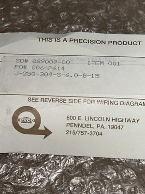 NEW PYCO J-250-304-S-6-B-15