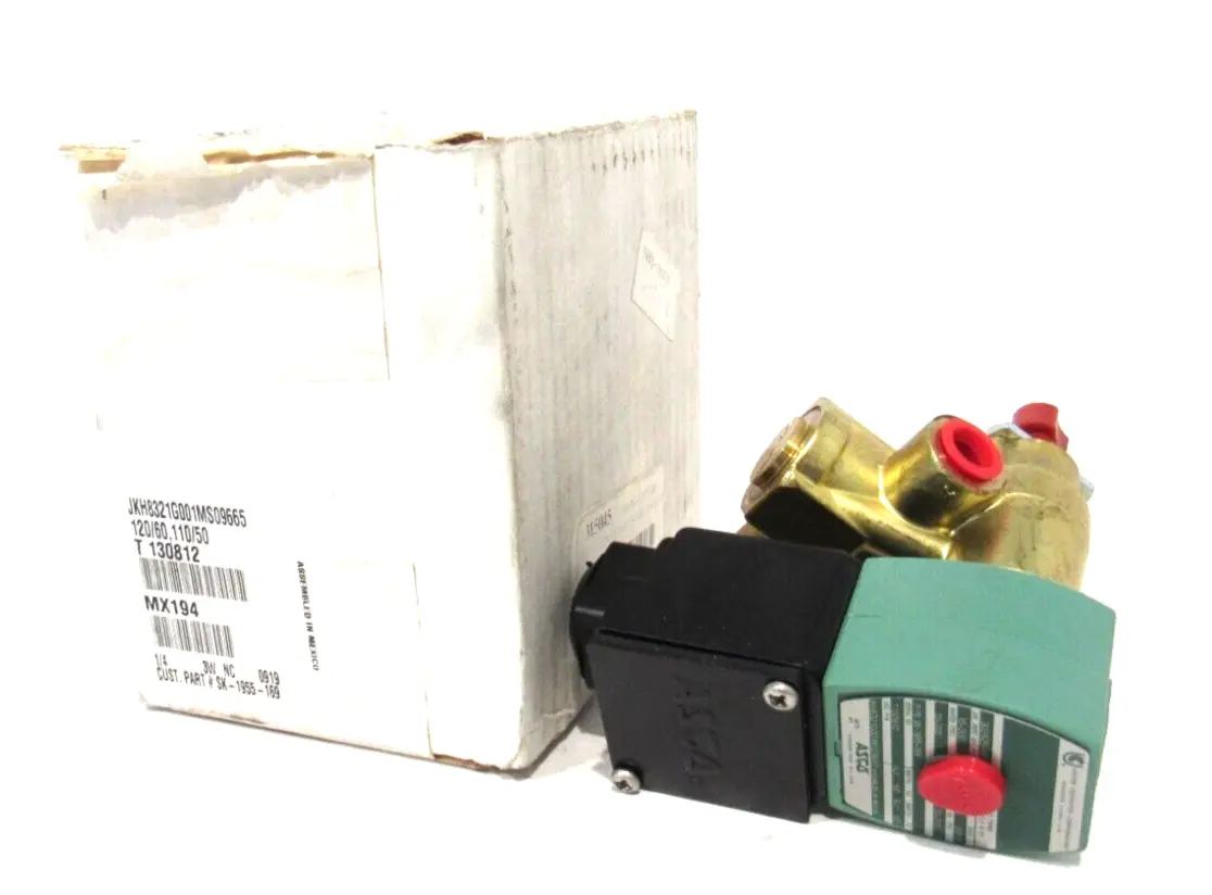 NEW ASCO JKH8321G001MS09665 SOLENOID VALVE 120/60 110/50
