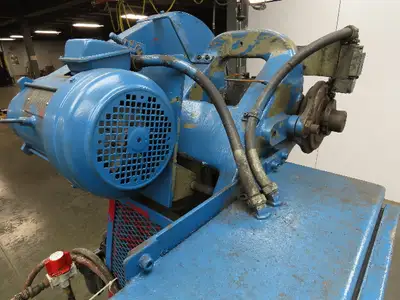 L & J No 2 Mechanical Punch Press OBI 18 Ton 2.5" Stroke 18x11.5" Bed 6.5 Throat