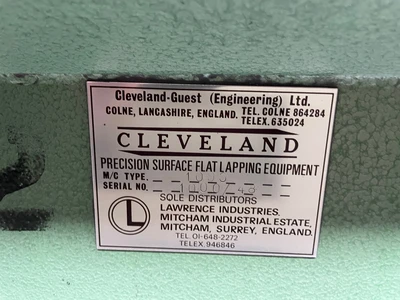 Cleveland Lapping Machine