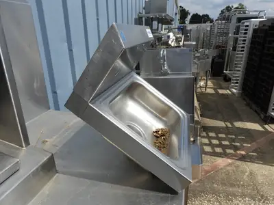 Used Amtekco Used Small Stainless Steel Wall Mounted Hand Washing Sink - SS34 Hand Washing and Sanitizing Illinois US | Falcon Restaurant Supply #1376626