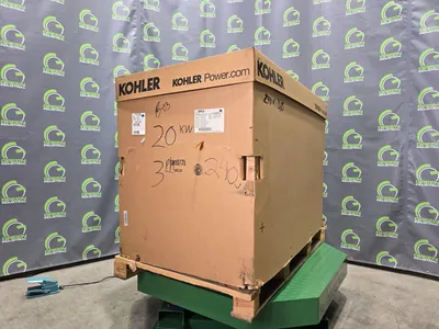 NEW 2021 20 KW Enclosed Kohler 20RCA Natural Gas Propane Generator 240V 3Phase