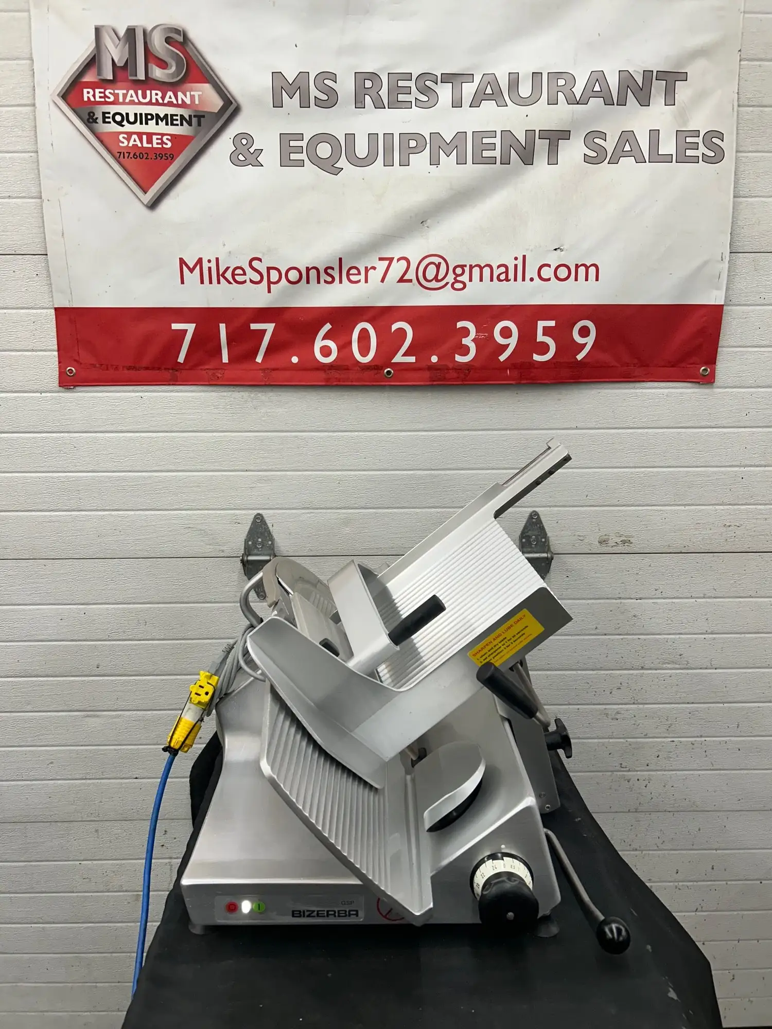 Bizerba GSPH 2013 Manual Deli Slicer Refurbished Tested Working Great!