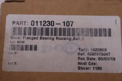 128779 DODGE FLANGED BEARING HOUSING NEW STOCK L-358-A