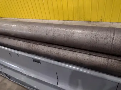 10' X 1/4" WEBB MODEL #6L INITIAL PINCH 3 ROLL PLATE ROLL