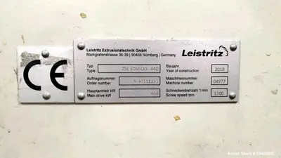Used LEISTRITZ CORPORATION ZSE 60 MAXX-44D Extruders Illinois US | Aaron Equipment #1269474