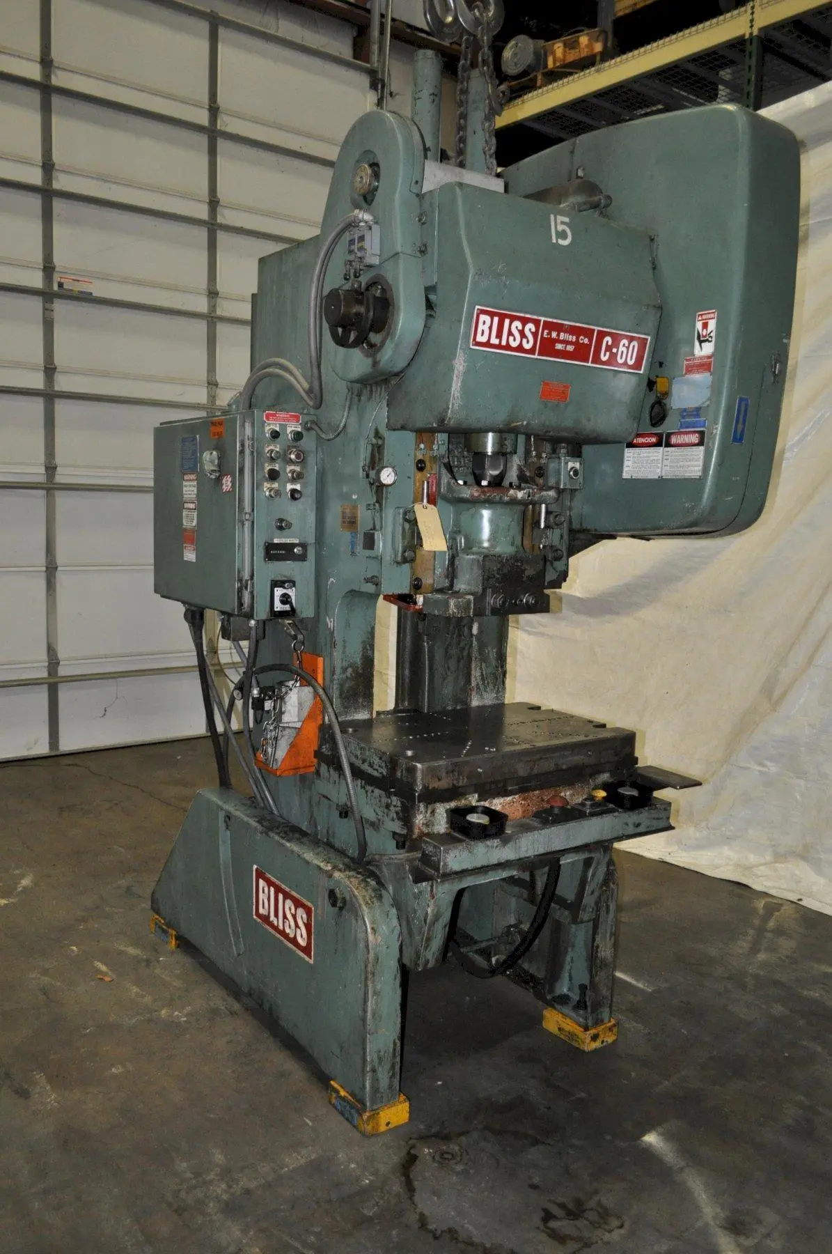 USED 1989 BLISS 60 TON OBI