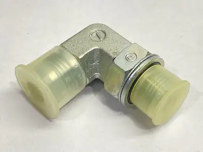 USED PARKER TRIPLE-LOK 37 DEGREE FLARE JIC FITTING 1/2" X 3/8-19" LOT OF 2