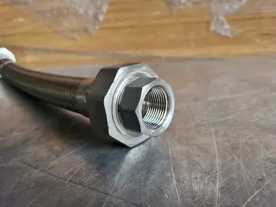 24" Stainless Steel Hydraulic Hose